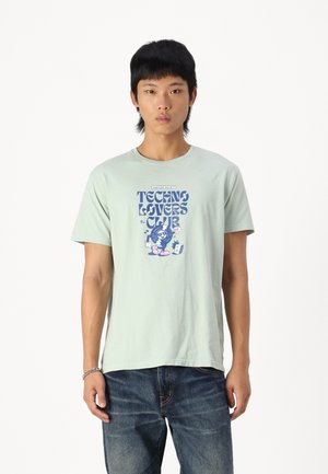 Kaotiko TECHNO LOVERS CLUB UNISEX - T-shirt print - green