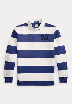Polo Ralph Lauren, POLO RALPH LAUREN YANKEES RUGBY SHIRT - Top s dlouhým rukávem - annapolis blue/deckwash white