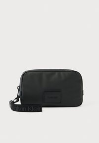 PUFFER UTILITY ZIP POUCH - Wash bag - black