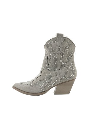 Cowboy/biker ankle boot - thunder grey