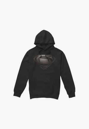 Cotton Soul, MAN OF STEEL/MOS DESATURATED - Kapuzenpullover - black