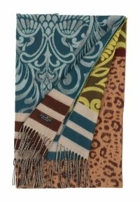 FRAAS PAISLEY LEO CASHMINK - MADE IN GERMANY - Šal - petrol