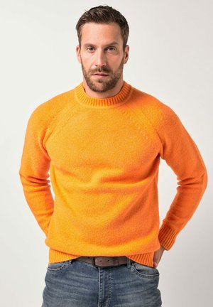STRUCTURE RAGLAN LONG SLEEVES - Maglione - sea buckthorn