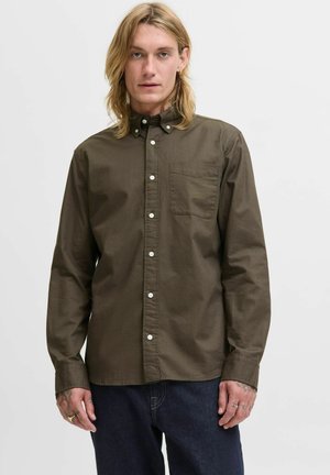 Jack & Jones PREMIUM JPRBLUBROOK OXFORD  NOOS - Pluus - black olive