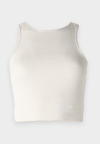 AYLA CROP - Top - washed coast sand white