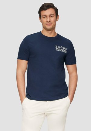 s.Oliver T-shirt print - tiefblau