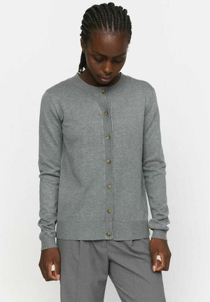 SRMARLA - Cardigan - medium grey melange