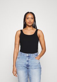 ONLY Carmakoma CARTIME TANK 2 PACK - Topper - black