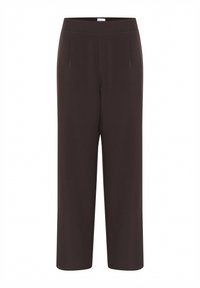 CELEST WIDE LEG - Tygbyxor - dark oak