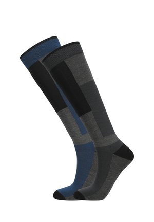 CORSICANA 2-PACK SKI UNISEX - Knästrumpor - ensign blue