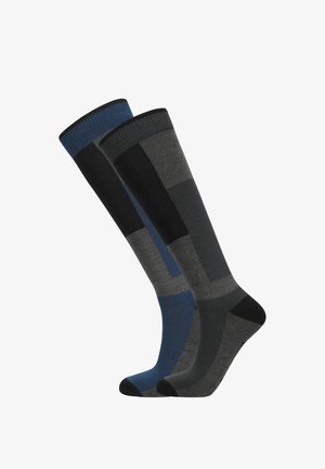 CORSICANA 2-PACK SKI UNISEX - Chaussettes hautes - ensign blue