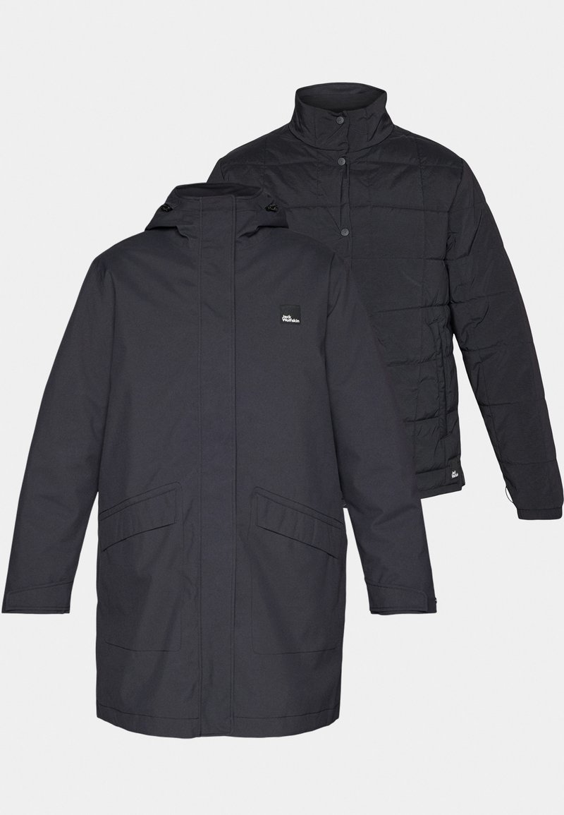 Jack Wolfskin Hardshell-jas zwart