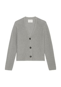 Marc O'Polo CARDIGAN LONGSLEEVE V NECK - Kardiganas - soft stone melange