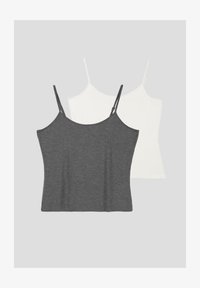 Selected, white/grey marl