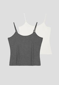 2 PACK - Spodnja majica - white/grey marl