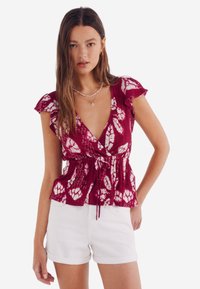 T-shirt print - bordeaux