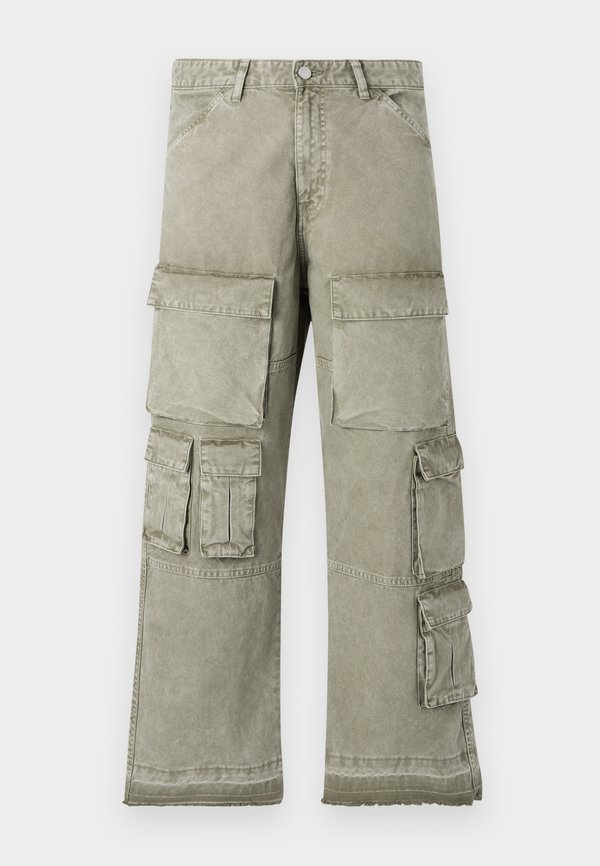 JPSTOWEN MORRIS MULTI POCKET - Cargo trousers - dried herb4