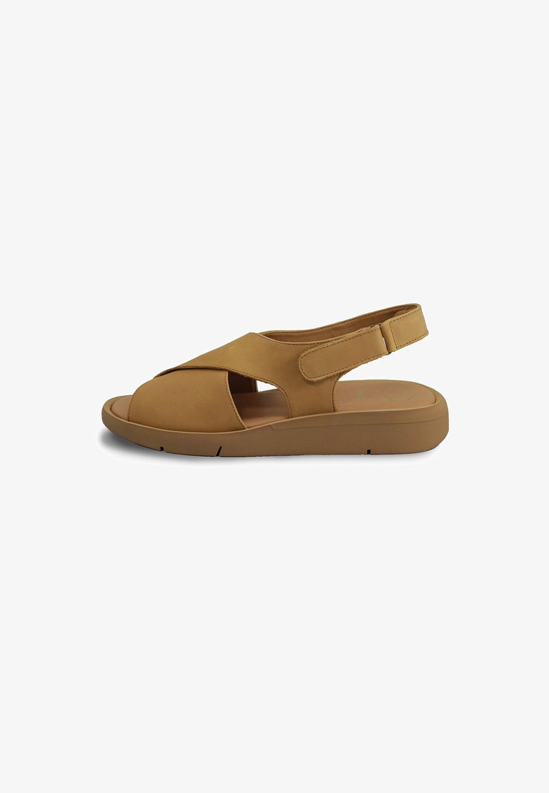 Frau Shoes INCROCIO STRAPPO COMFORT - Sandali - marrone