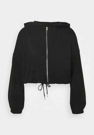Tröja med dragkedja - black