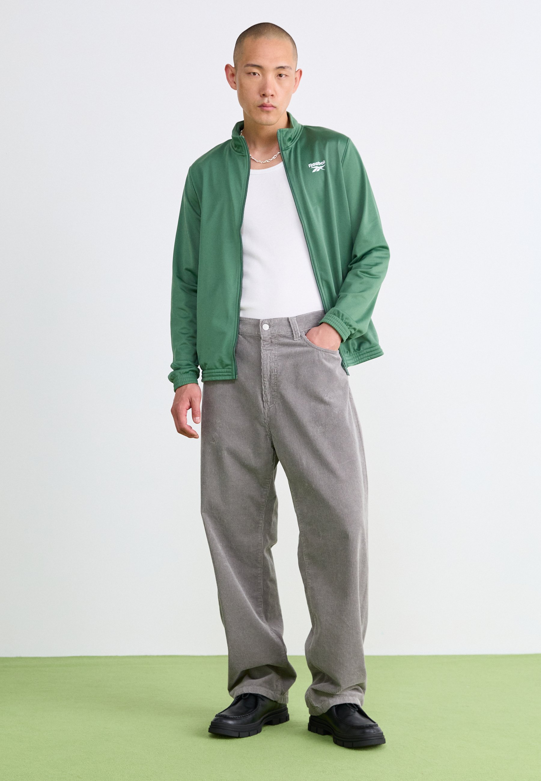 Carhartt WIP LANDON PANT - Trousers - misty grey rinsed/grey
