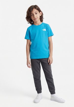 The North Face SIMPLE DOME TEE UNISEX - Camiseta deportiva - meridian blue