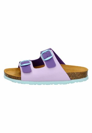 LICO, LICO PANTOLETTE BIOLINE COLORED KIDS - Pantolette flach - lila türkis