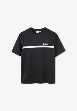 BOSS Kidswear, SHORT SLEEVES TEE - T-shirt imprimé - black