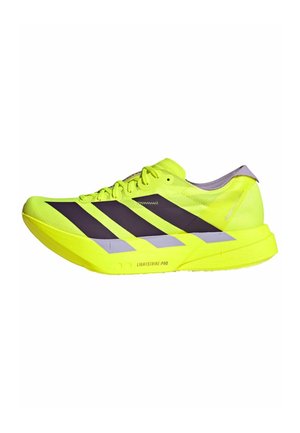 ADIZERO ADIOS PRO  - Katujuoksukengät - solar yellow   aurora plum   powder plum