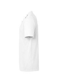 Witte t-shirt met korte mouwen, gemaakt van gladde stof, met een relaxte pasvorm en een ronde hals, met een minimaal ontwerp en zonder zichtbare logo's.