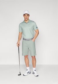 adidas Golf BASE BEYOND TEXTURED - Polotričko - silver green