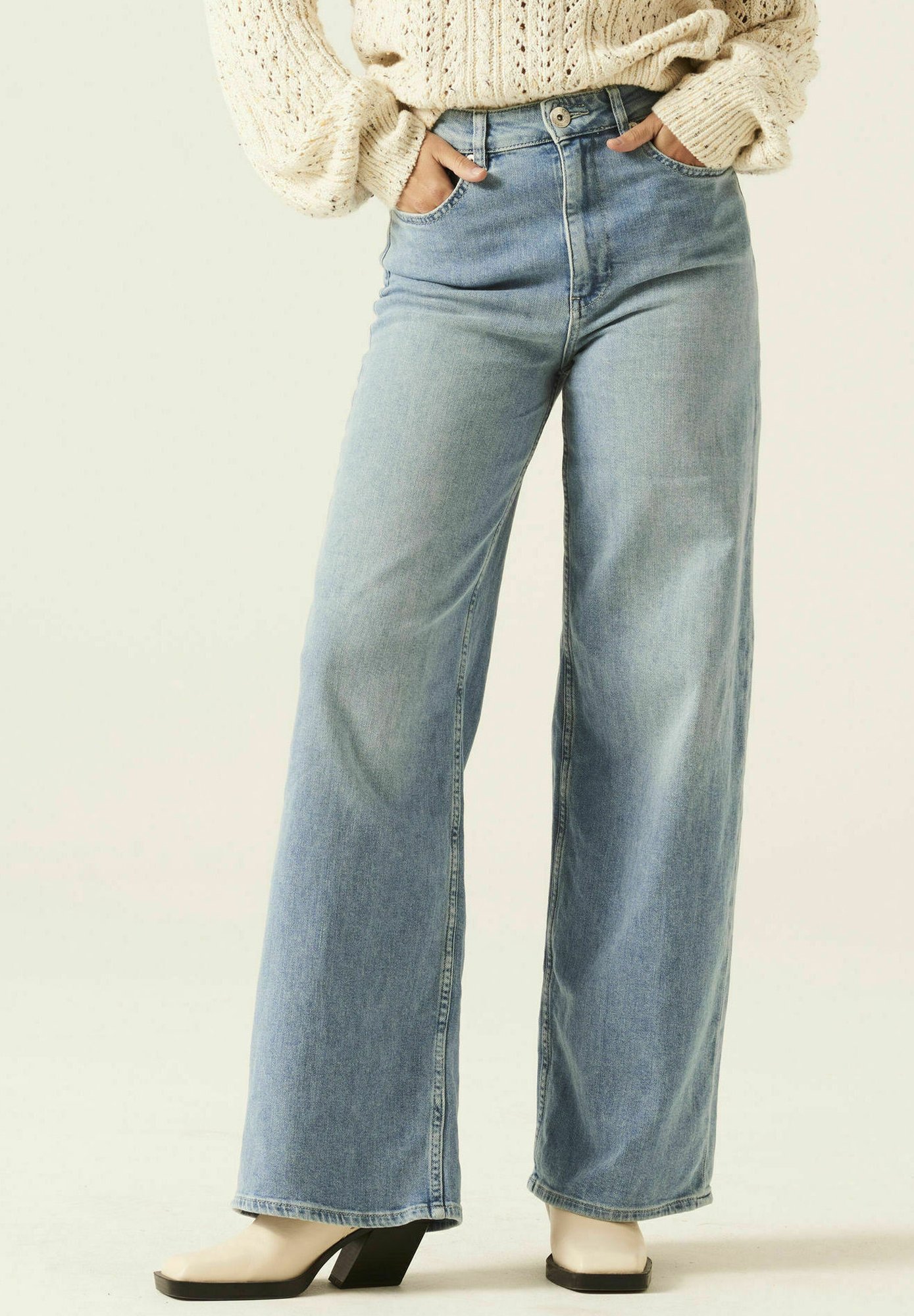 Garcia Flared Jeans - blue denim 