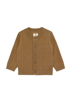 KNIT CARDIGAN - Strickjacke - tiger's eye