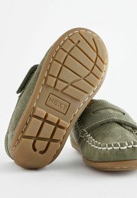 Next Wide Fit Moccasins With Touch & Close Fastening - Mocassins - sage green