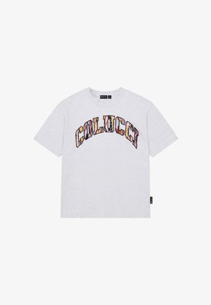 Colucci, LOGO T-SHIRT COLLEGE - Μπλουζάκι με στάμπα - grey mel aop multi