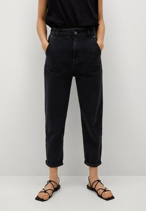 Relaxed fit jeans - black denim