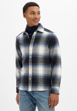 DIEGGO - Hemd - blau/ecru