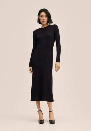 MAGGIE - Abito in maglia - schwarz