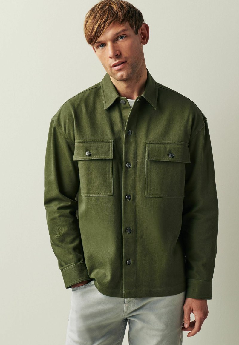 Next TWIN POCKET - Ljetna jakna - khaki green