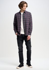 Big Star TERRY TAPERED - Slim fit -farkut - graphite