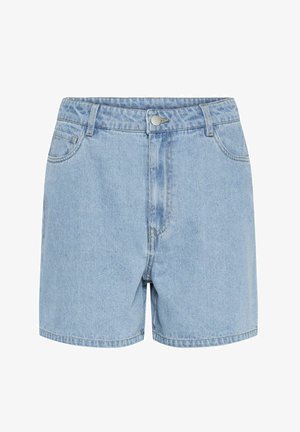 Pieces, JEANSSHORTS PCABBI - Farkkushortsit - light blue denim