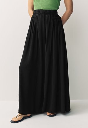 Next - PALAZZO  . - Stoffhose - black