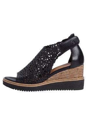 Tamaris, Sandales à talons hauts - black