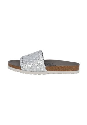 LERIMA - Pantolette flach - silber