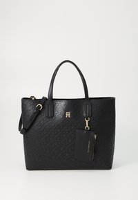 Tommy Hilfiger ICON SATCHEL MONO - Shoppingveske - black