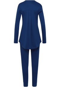 Hanro PURE ESSENCE 1/1 ARM - Pyžamová sada - deep indigo
