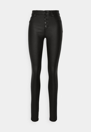 ONLY Tall ONLBLUSH SKINNY BUTTON - Pantalones - black