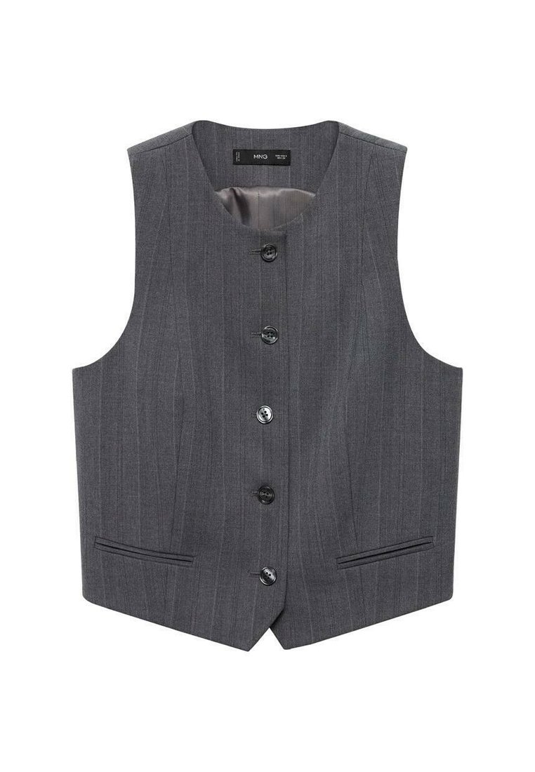 Mango Bodywarmer grijs