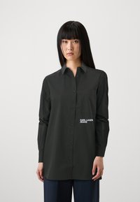 Karl Lagerfeld Jeans OVERSIZED SHIRT - Košilová halenka  - black