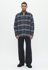 DOUBLE A BY W.W. COOPER - Shirt - bluefin check