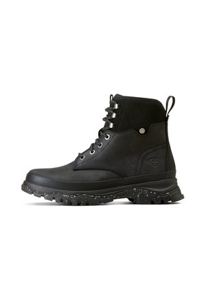 COUNTRY  MORESBY WATERPROOF - Schnürstiefelette - oily distressed black